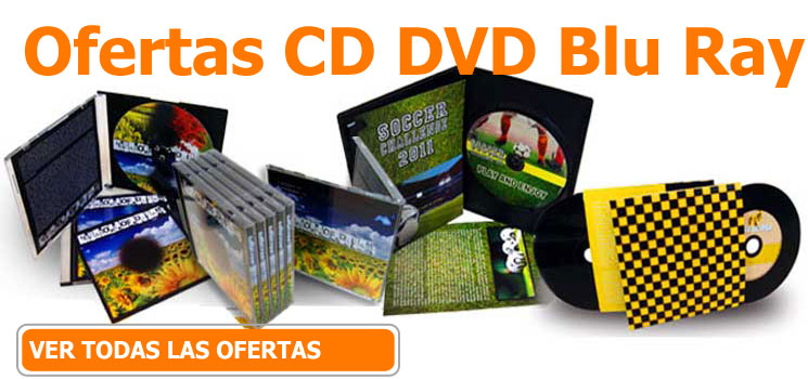Promociones - Duplicaci�n y Impresi�n CD DVD Blu Ray