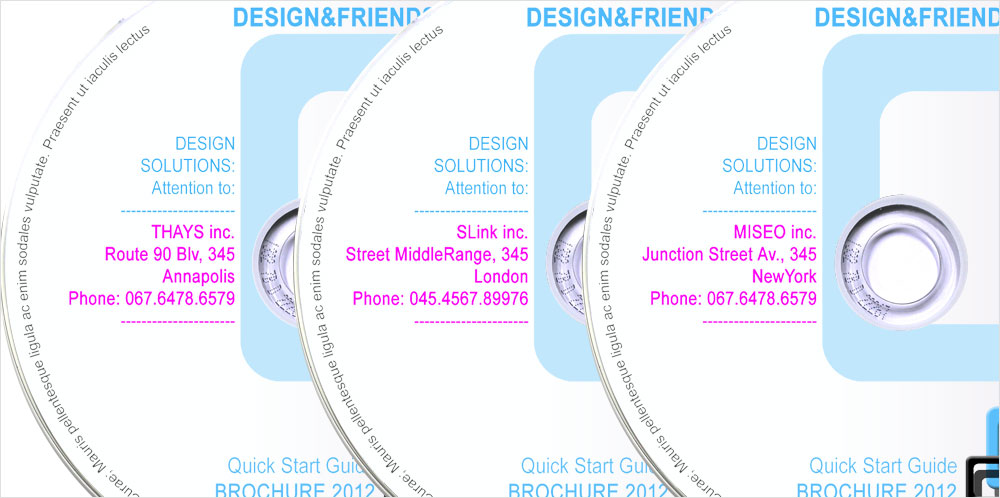 Combinaciones personalizadas para CD, DVD, Blu-Ray